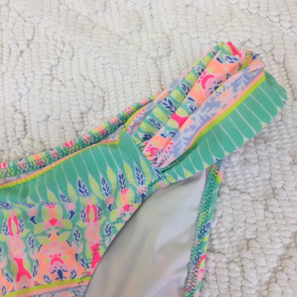 4/$25 VS Colorful Boho Swim Suit Bottoms Sz. L - Picture 3 of 7